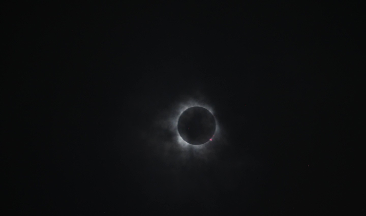 An image of the eclipse